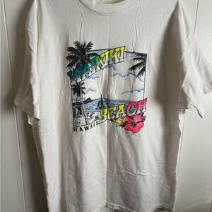 vintage hawaii waikiki beach shirt size XL